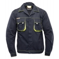 Bluza robocza bawełniana BRIXTON SPARK Granat/Zółty