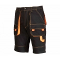 BRIXTON SPARK SPODNIE ROBOCZE KRÓTKIE CZARNA STAL 100% BAWEŁNA