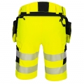 Spodenki ostrzegawcze zółto-czarne DX446 Portwest z kaburami