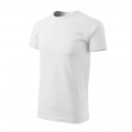 Koszulka męska biała, T-shirt męski, MALFINI BASIC