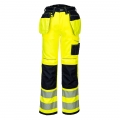 Portwest T501 - Spodnie ostrzegawcze PW3 z kaburami Zółto/Czarne