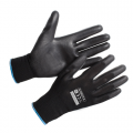 RĘKAWICE OCHRONNE POWLEKANE PU X-PUNO BLACK