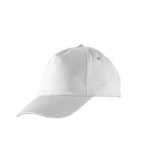 Czapka z Daszkiem Baseball Biała 100% Bawełna