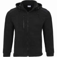 Super Polar Bluza Męska 340 Premium - Gruba i Wzmacniana - Kolor Czarny