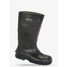 BUTY BEZPIECZNE Z POLIURETANU Z METALOWYM PODNOSKIEM PPO 2048 - S4, CI, SRC