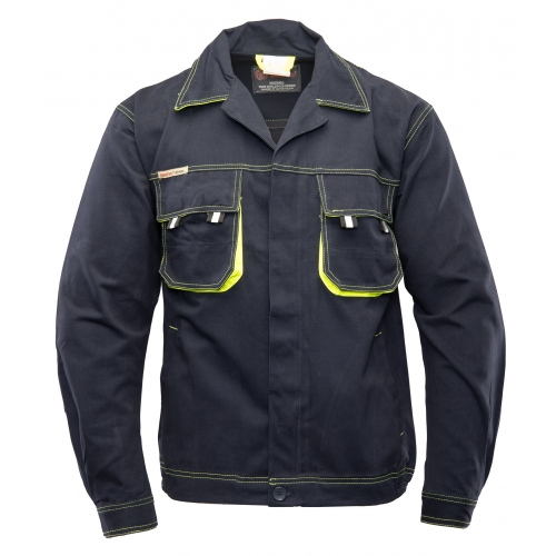 Bluza robocza bawełniana BRIXTON SPARK Granat/Zółty