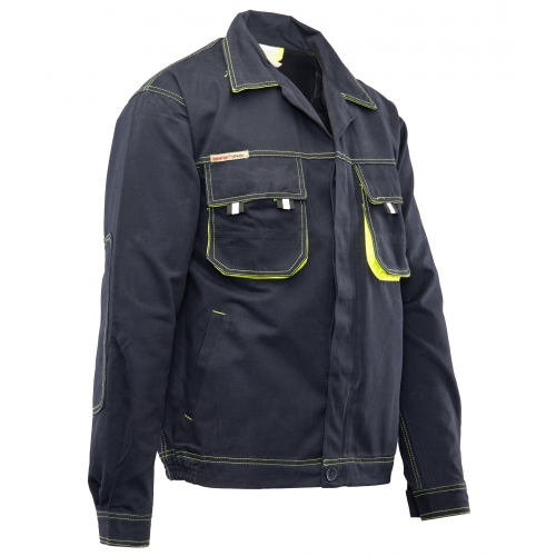 Bluza robocza bawełniana BRIXTON SPARK Granat/Zółty