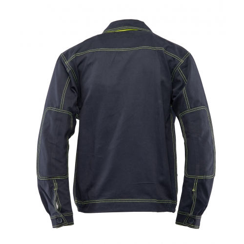 Bluza robocza bawełniana BRIXTON SPARK Granat/Zółty