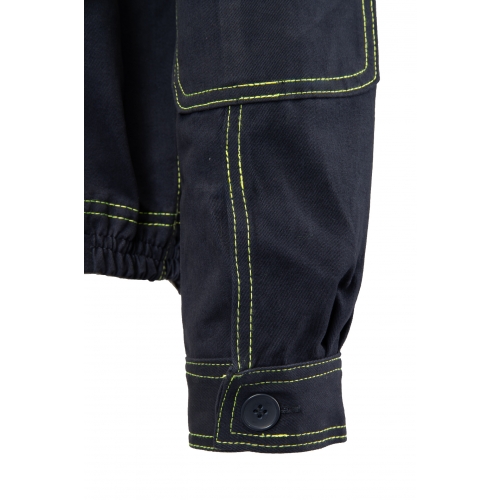 Bluza robocza bawełniana BRIXTON SPARK Granat/Zółty