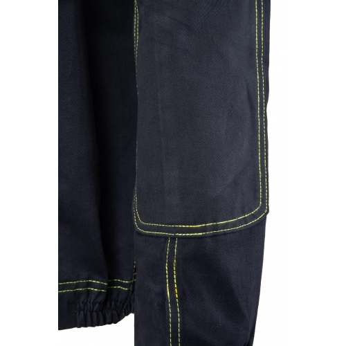 Bluza robocza bawełniana BRIXTON SPARK Granat/Zółty