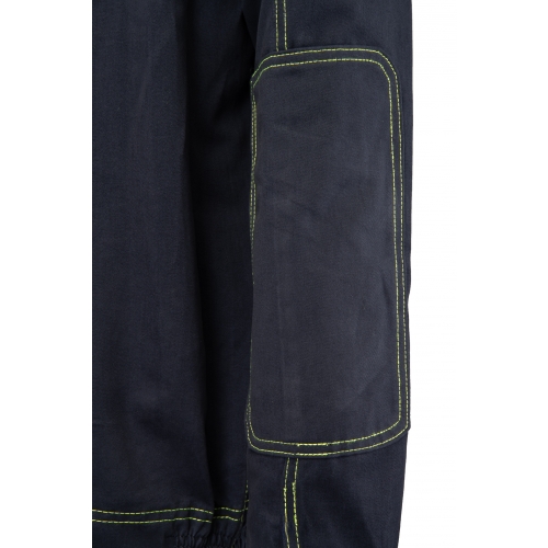 Bluza robocza bawełniana BRIXTON SPARK Granat/Zółty