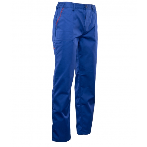 SPODNIE ROBOCZE DO PASA MAX-POPULAR NIEBIESKIE