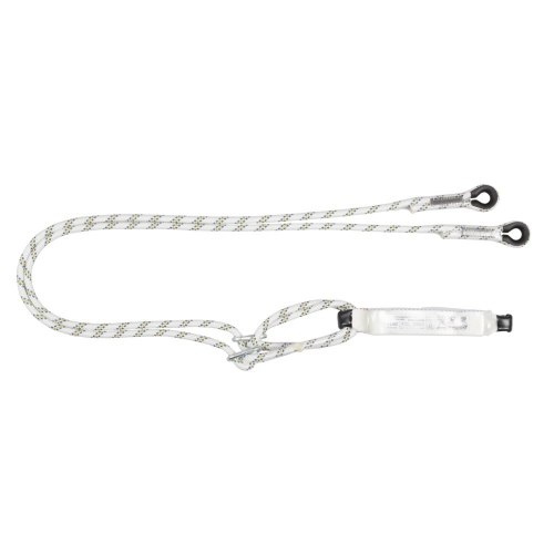 AW137/2LB100 - Amortyzator bezpieczeństwa z podwójną linką regulowaną i zatrzaśnikami do wyboru