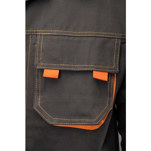 Bluza robocza bawełniana BRIXTON SPARK Ciemna Stal