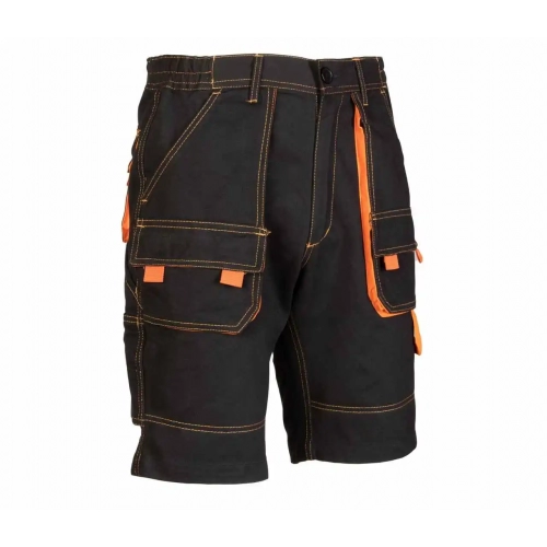 BRIXTON SPARK SPODNIE ROBOCZE KRÓTKIE CZARNA STAL 100% BAWEŁNA