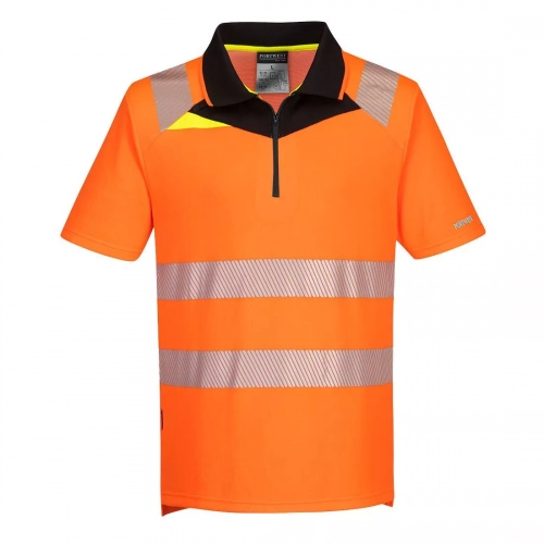 Koszulka T-shirt ostrzegawcza polo DX412 Portwest Pomarańczowa