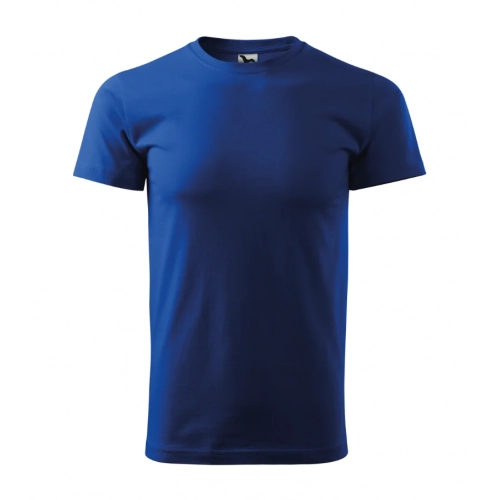Koszulka męska chabrowa, T-shirt męski, MALFINI BASIC