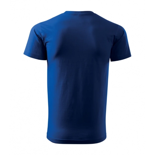 Koszulka męska chabrowa, T-shirt męski, MALFINI BASIC