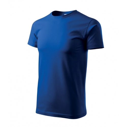 Koszulka męska chabrowa, T-shirt męski, MALFINI BASIC