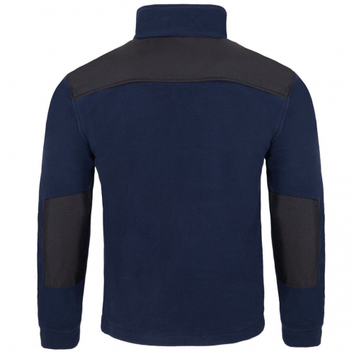Super Polar Bluza Męska Granatowa bez kaptura 340 Premium - Gruba i Wzmacniana