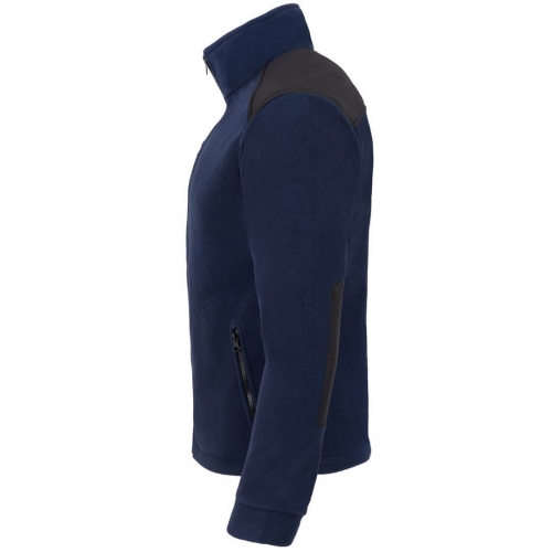 Super Polar Bluza Męska Granatowa bez kaptura 340 Premium - Gruba i Wzmacniana