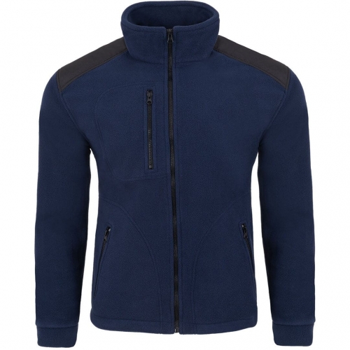 Super Polar Bluza Męska Granatowa bez kaptura 340 Premium - Gruba i Wzmacniana