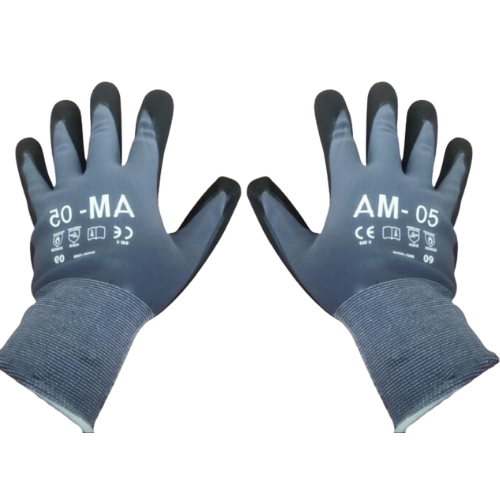 Rękawice AM-05 Dziane Powlekane Nitrylem