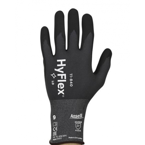 Rękawice HYFLEX 11840 dziane bez szwów (nylon-spandex)