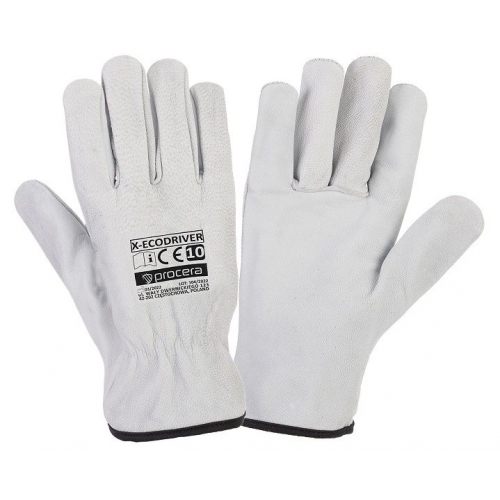 RĘKAWICE CAŁOSKÓRZANE X-ECODRIVER PROCERA ROZM. 10
