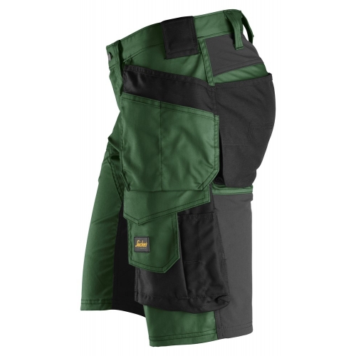 Spodnie Krótkie Stretch AllroundWork 6141 Snickers Zielone