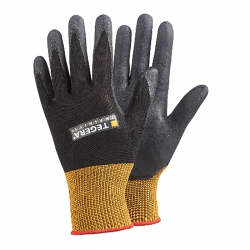 Rękawice Tegera Infinity 8800 syntetyczne (nylon, spandex), powlekane nitrylem, czarne