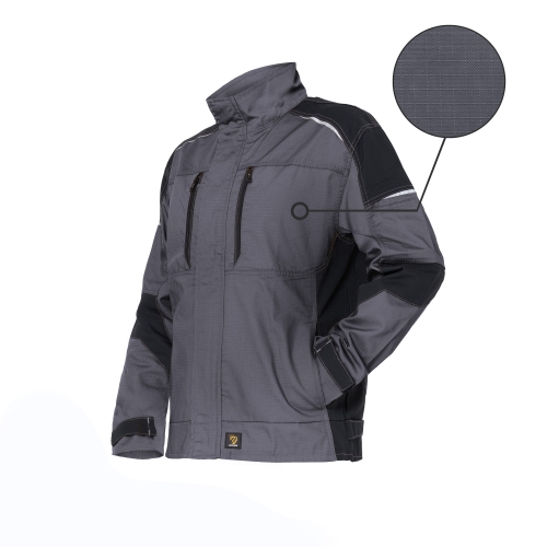 Bluzka robocza HELICON K RIP-STOP 260 Gray - Wytrzymała i Praktyczna Bluza Ochronna