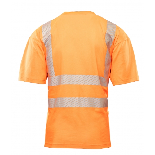 BRIXTON FLASH T-SHIRT SIATKA TRANSFER BF-017-Y POMARAŃCZOWY