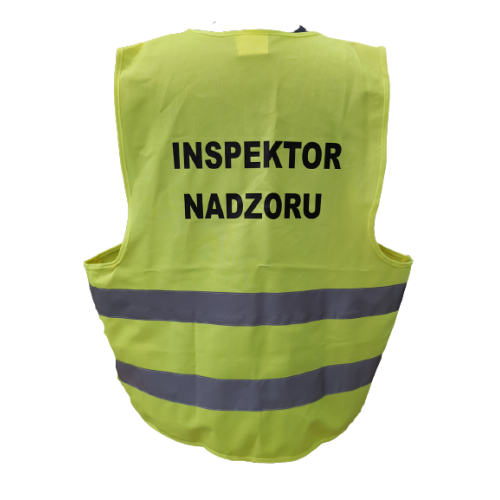 Kamizelka odblaskowa z napisem INSPEKTOR NADZORU