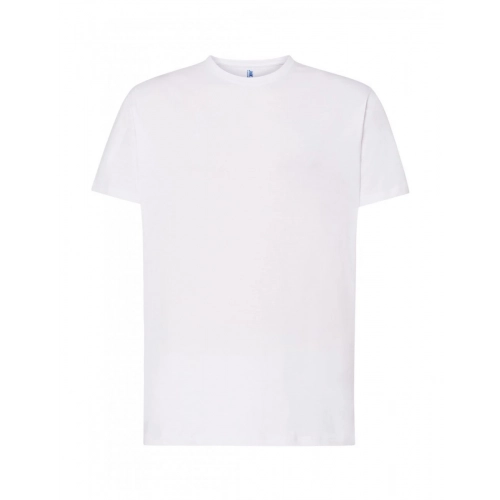 T-SHIRT Męski 100% Bawełna wysoka jakość brak bocznych szwów Biały