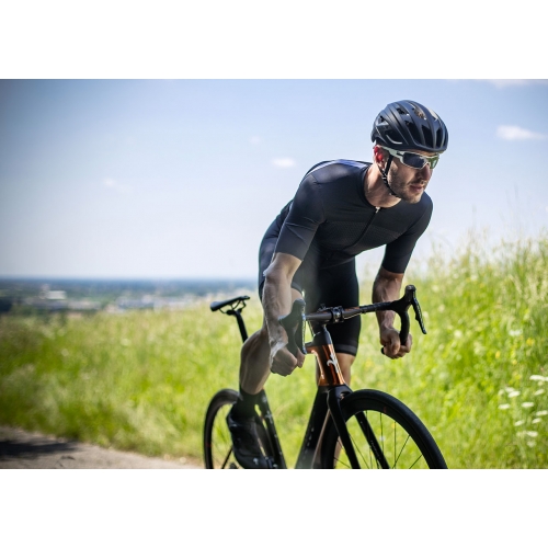 Kask rowerowy KASK MOJITO3 Camo Black/ Olive green odprowadzanie potu i system wentylacji