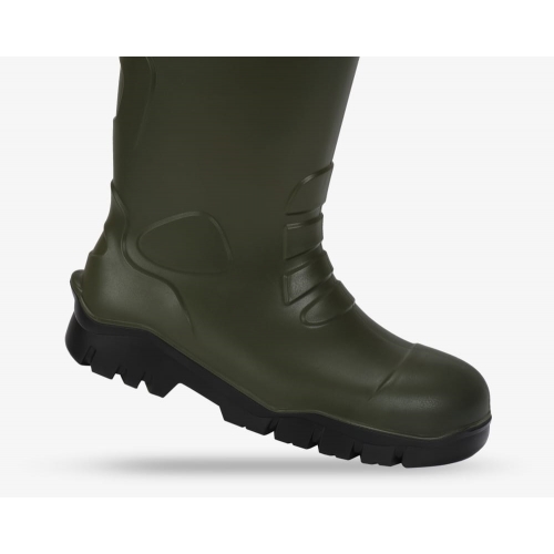 BUTY CAŁOTWORZYWOWE BEZPIECZNE Z METALOWYM PODNOSKIEM I WKŁADKĄ ANTYPRZEBICIOWĄ PPO 2052 - S5, CI, SRC