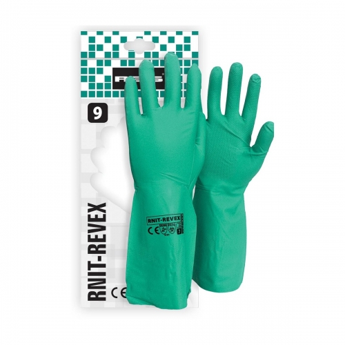 RNIT REVEX Rękawice Nitrylowe Olejoodporne Mocne