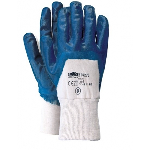 Rękawice tekstylne powlekane nitrylem 07270