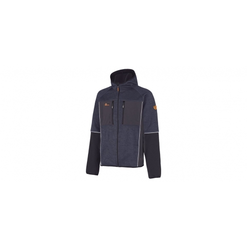 SILKY EXTREME 8880B - KURTKA SOFTSHELLOWA , WODOODPORNA, KAPTUR, ODBLASKOWE WSTAWKI - S-3XL