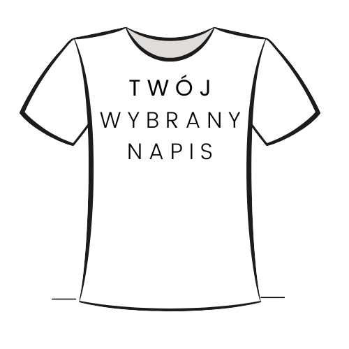 Nadruk napis kamizelka